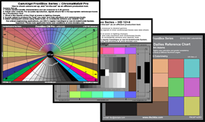 Front Box Portable Test Charts