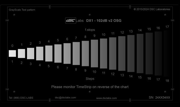 DX1 – 102dB 18 Step Grayscale